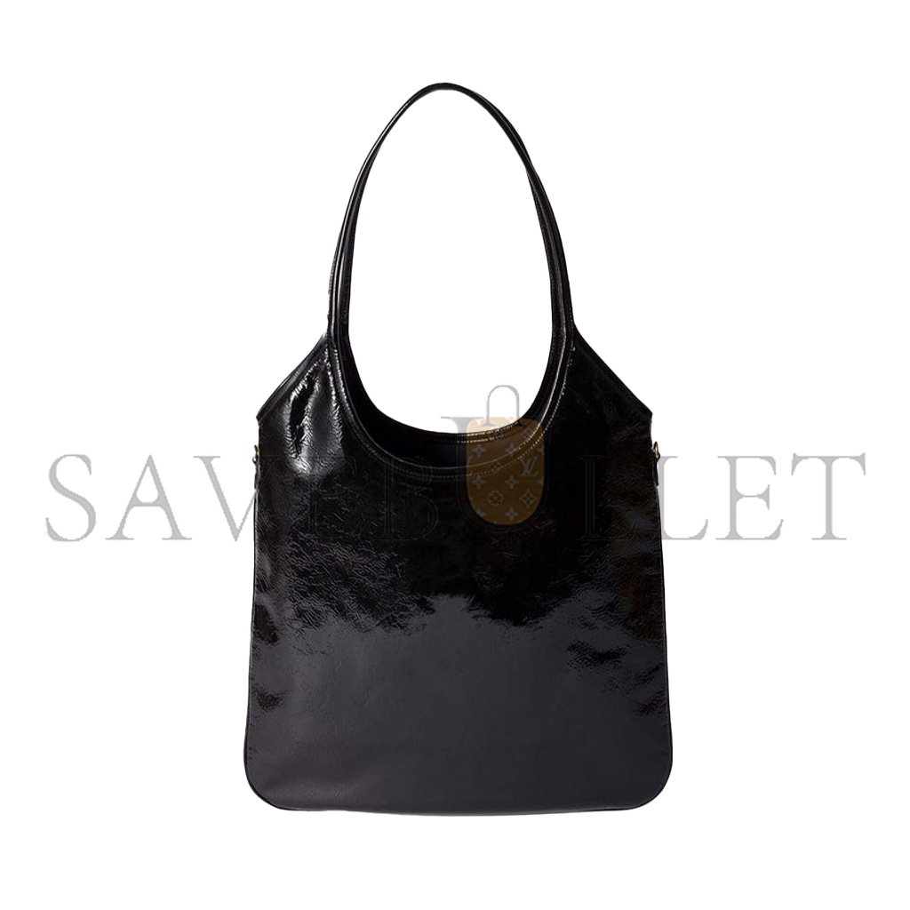 M1v M1v ivy naplak patent leather shoulder bag 5bg231 (40*35cm)